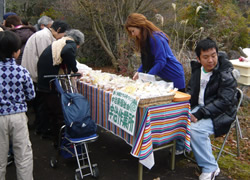 お餅つき＆しし鍋＆野菜市