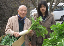お餅つき＆しし鍋＆野菜市